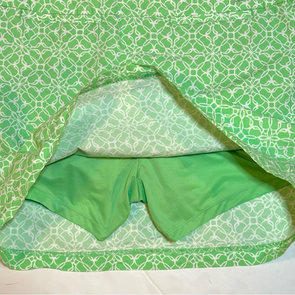 IZOD Golf Skort Green White 16 - Picture 5 of 7